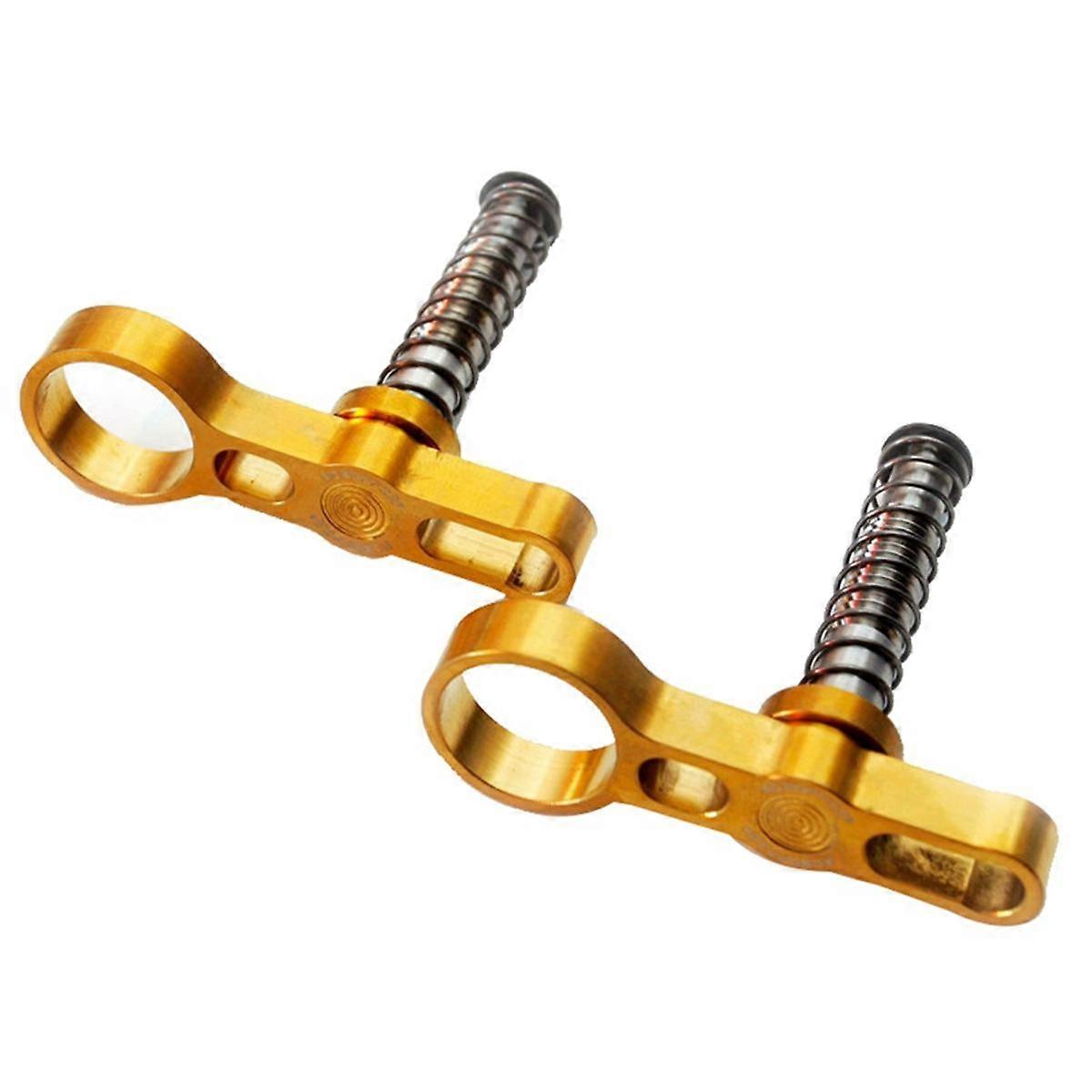 -3Ti Hinge Lever Titanium Alloy for Bike Faucet Knob Folding Frame Buckle Handle 2PCS -Gold