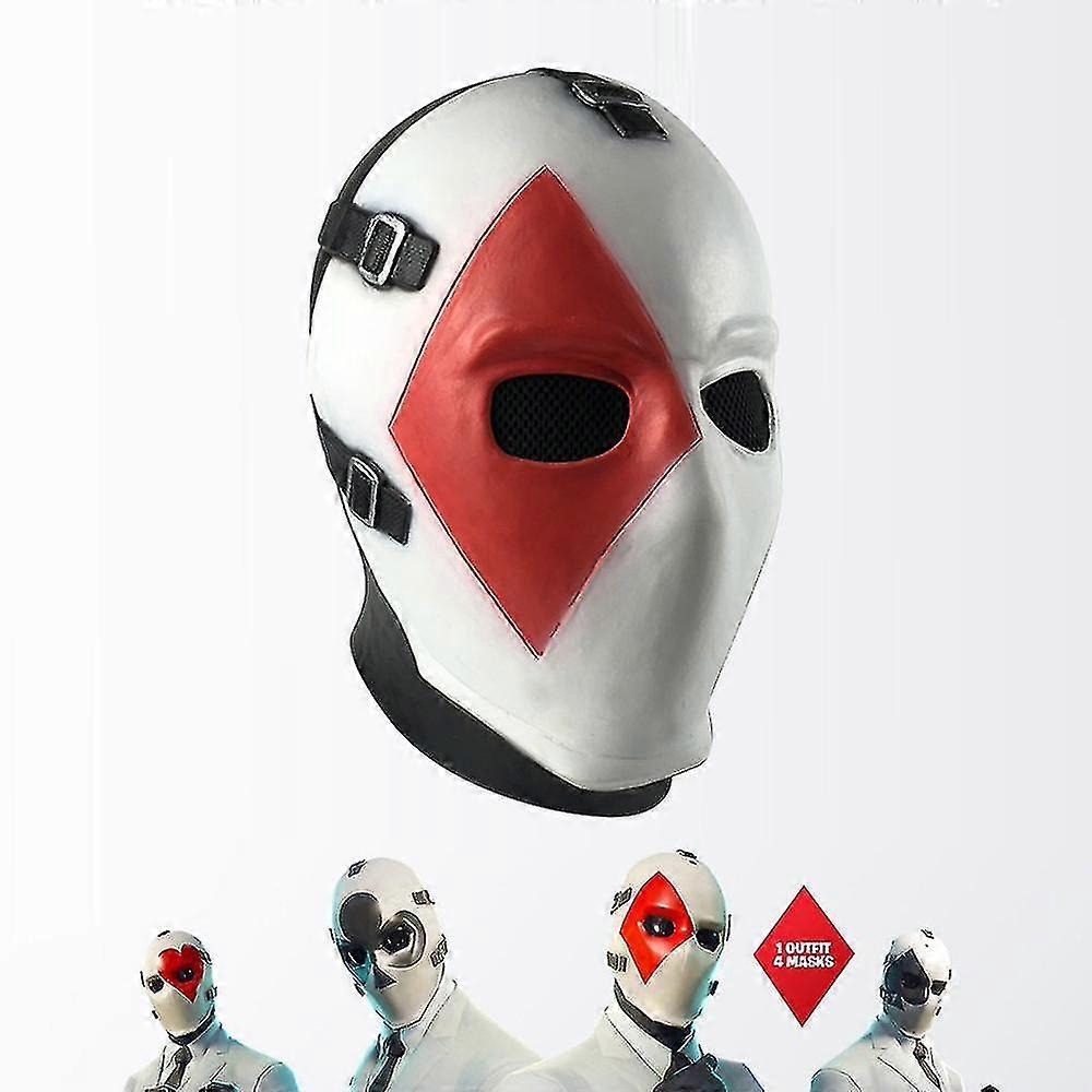 フォートナイトポーカーフェイスマスクヘッドギアドレスアップゲームコスプレ小道具フォートニットハロウィンボール