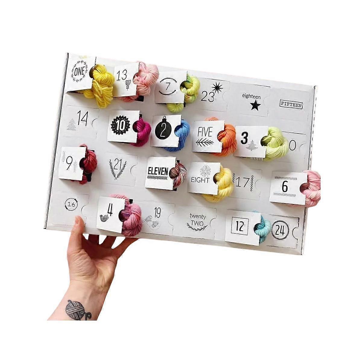 2024 The Yarn Advent Calendar, 24 Mini Skeins Advent Calendar