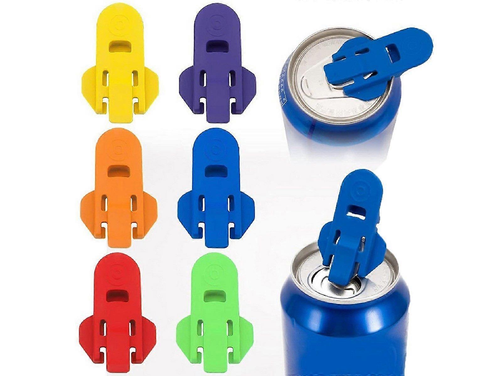 6Pcs Manual Easy Can Openers Soda Beer Beverage Cans Protector Party Tools