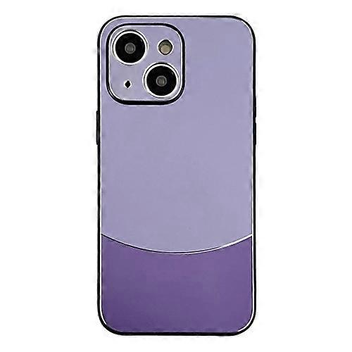 For iPhone 15 Shockproof Frosted PC Silicone Frame Phone Case