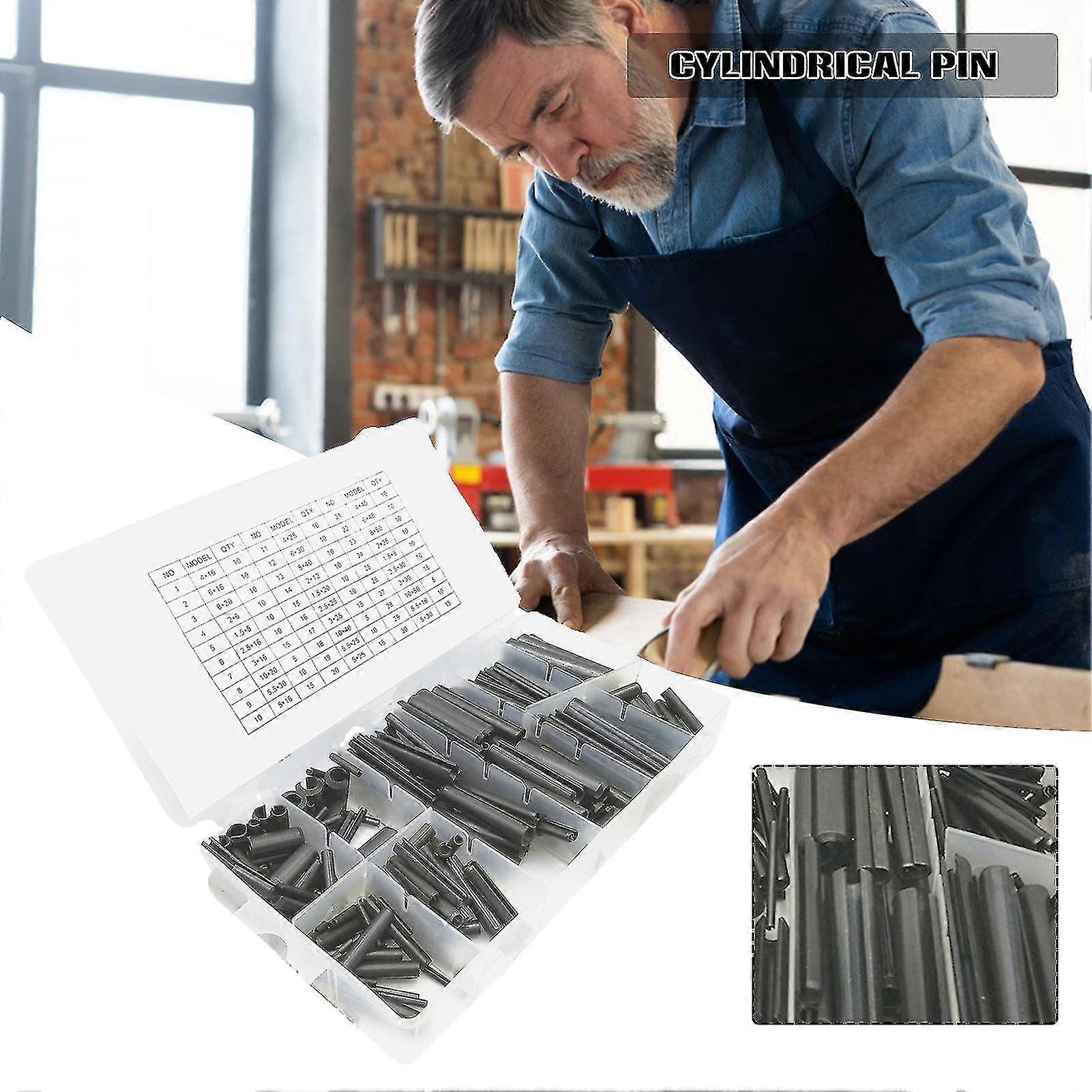 315pc Cylindrical Cotter Pin With Storage Box Multipurpose Spring-type Straight