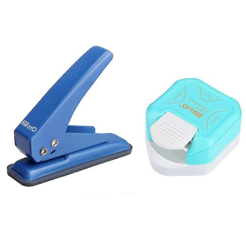 3 In 1 Corner Punch 4/7/10 Mm 3 Way Round Corner Cutter With Single Hole Punch For Card Making And Scrapbooking