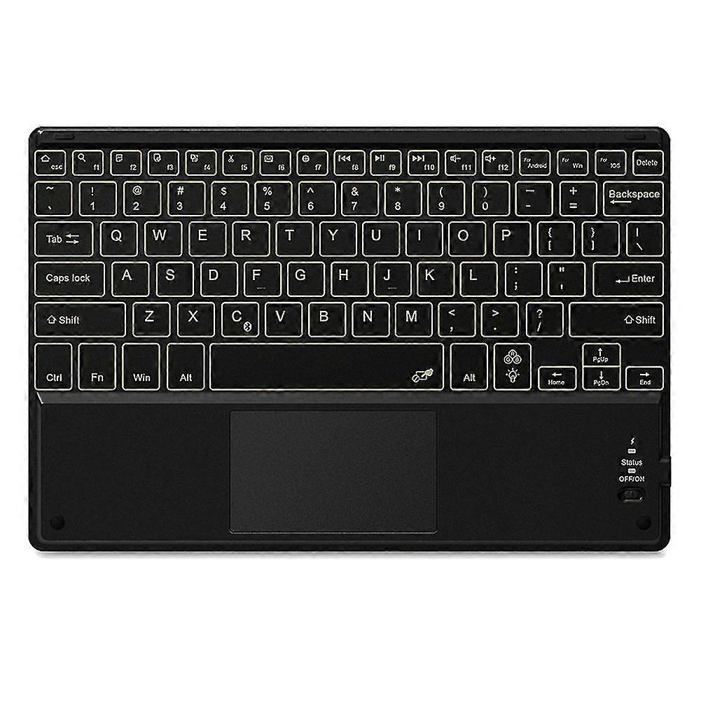 Ultra-thin Backlight Tablet Keyboard With Touchpad, Backlit Wireless Bluetooth Keyboard For Android