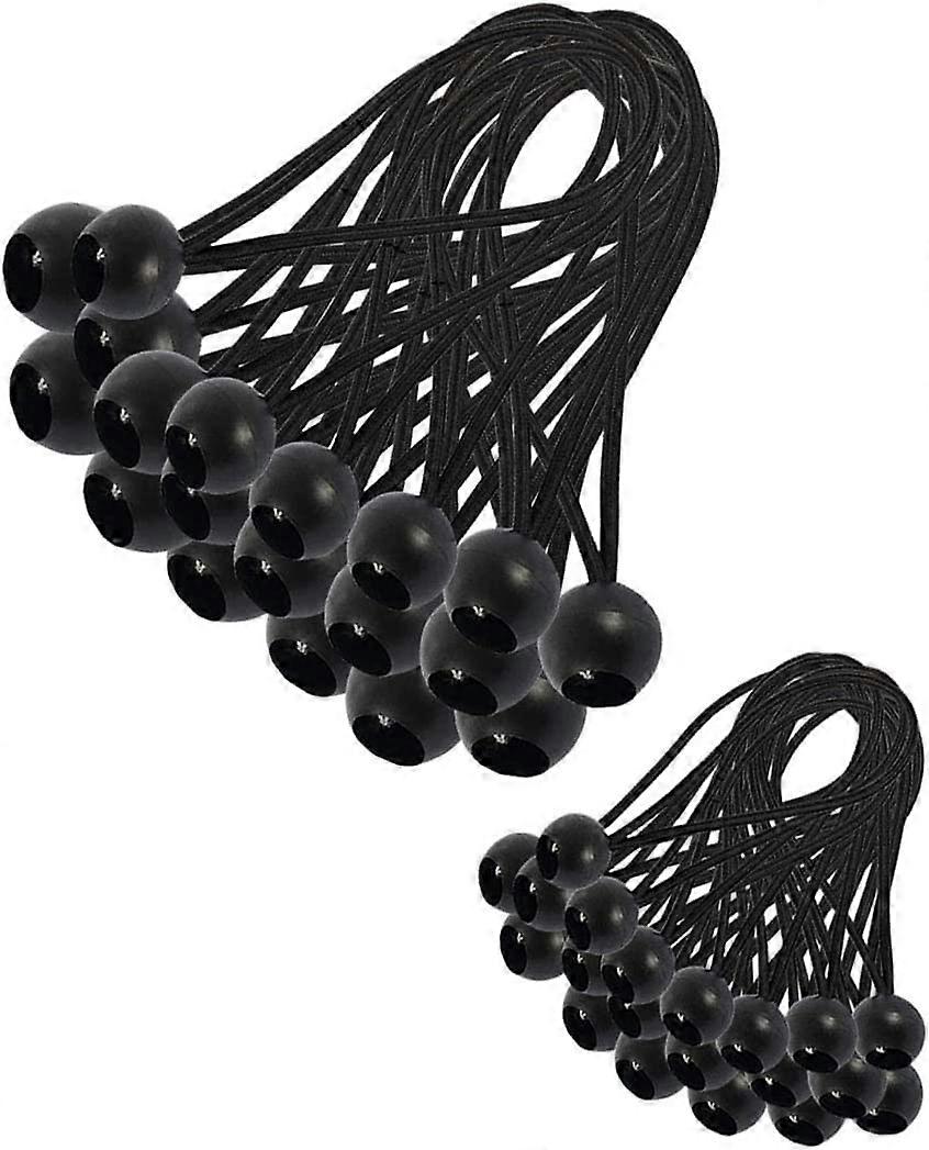 30 Pieces Bungee Cord, Tarpaulin Bungee Cord(200mm/150mm)