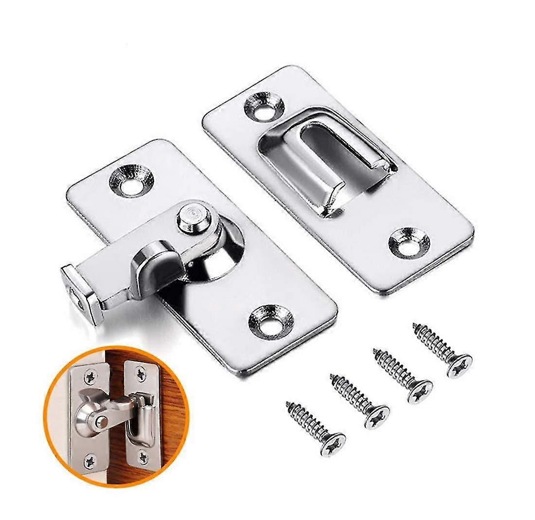 4 stk rustfritt stål dørhasp lås for skyvedør maskinvare låser bolt