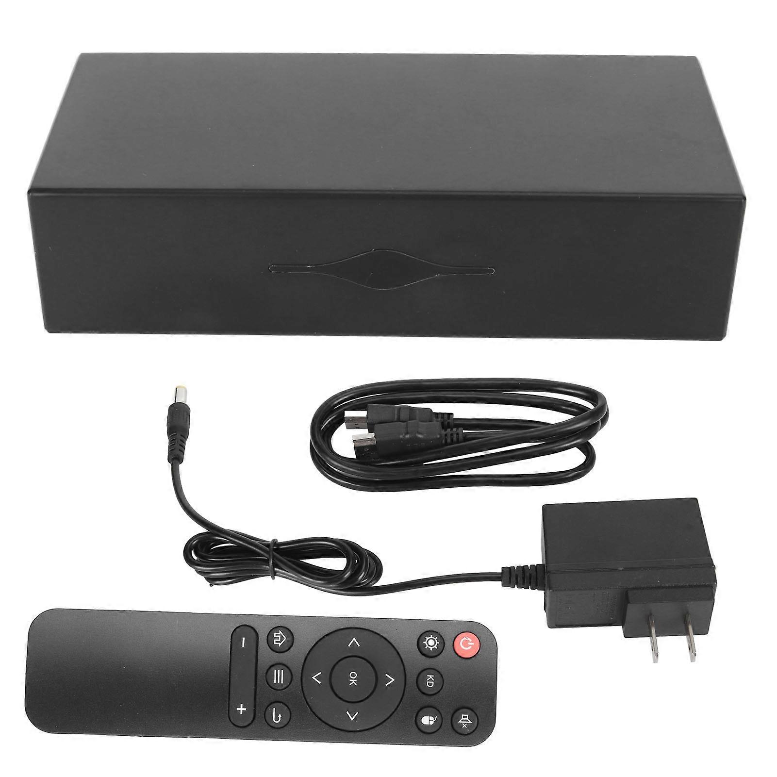 4K Digital Media Player for Android 10.0 2GB RAM 16GB ROM 2.4/5.8GHz WiFi USB Ultra HD 4K Media Player 100?240V US Plug