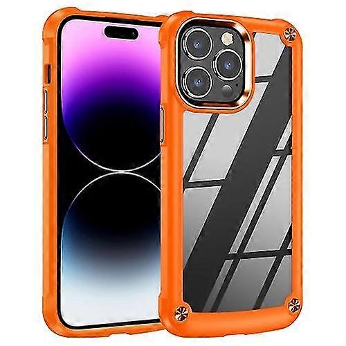 Compatible with Iphone 15 Pro Max Tpu + Pc Lens Protection Mobile Phone Case