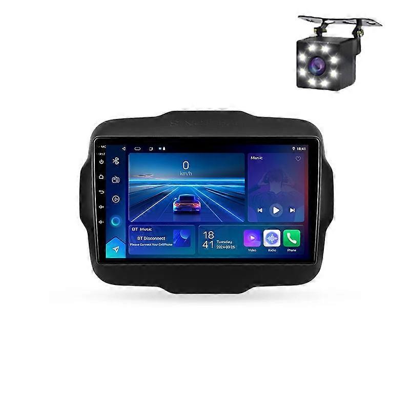 Android 14 Car Radio For Jeep Renegade 2014 - 2018 Auto Multimedia Player Stereo