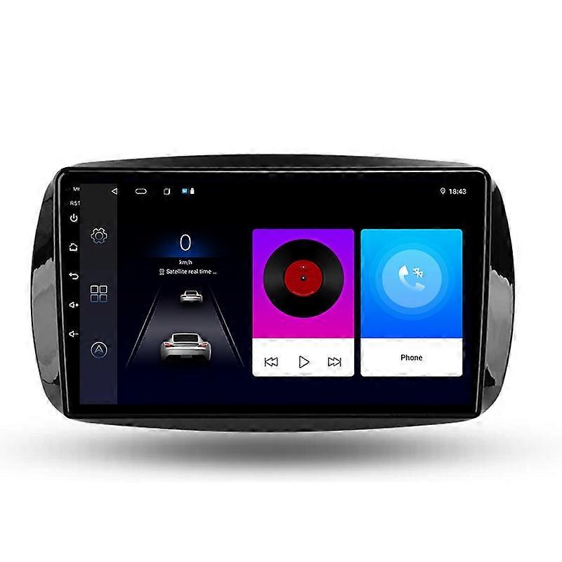 ベンツスマートフォーツー3 C453 A453 2014-2020マルチメディアビデオプレーヤーナビゲーションGPS用カーラジオ