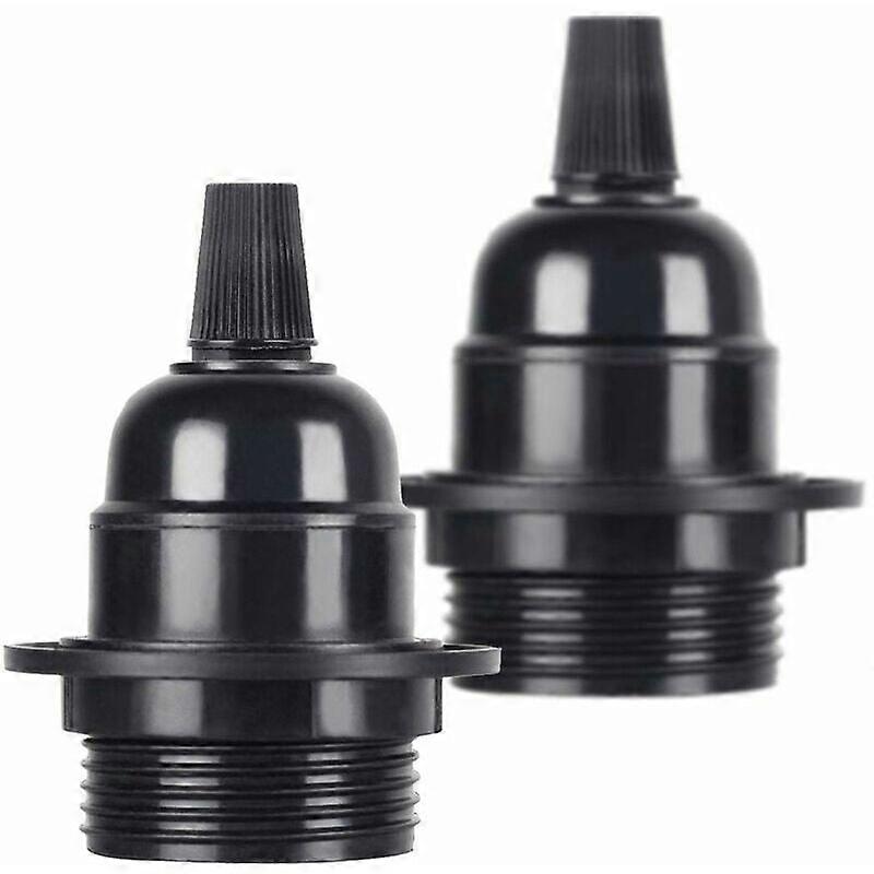 Lâmpada Screw ES E27, Suporte de Lâmpada Pendente Preto