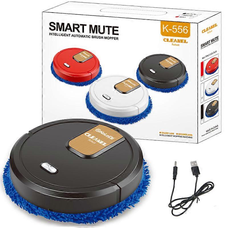 Smart Home Robot Vacuum Cleaner Automatic Dry and Wet Use Machine Mopping RobotBlack