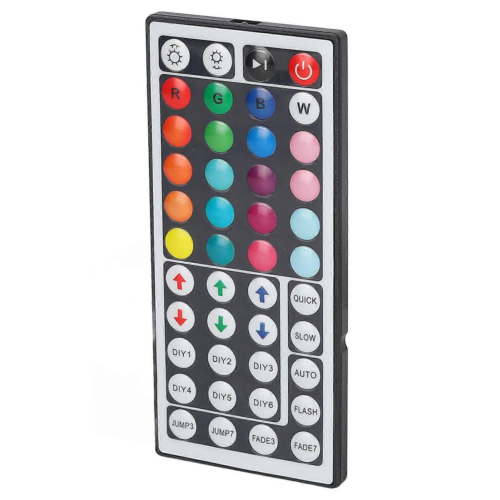 LED Remote Controller for RGB Light Strips - 44 Key Colourful Infrared Controllers