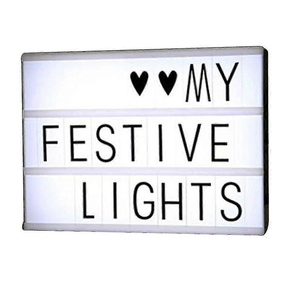 The Mini Color-changing Lightbox With Letters Numbers Symbols Led Changeable