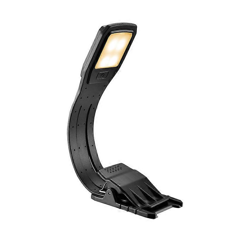 Portable Bendable Clip Warm Light Learning Light
