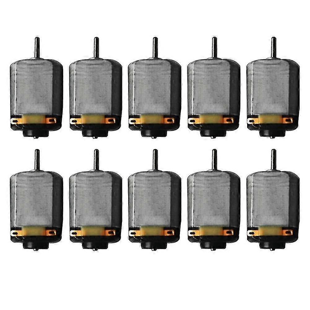 2024 10 Pcs Mini 130 Dc Motor Strong Magnetic Brushed Electric 25000 Rpm Toys Electric Motor, Diy Remote