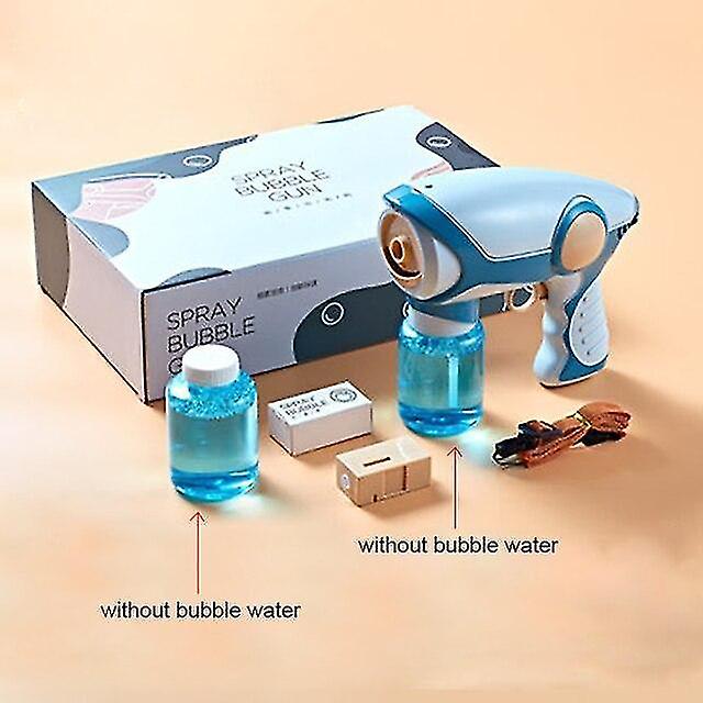 Bubble blowing toys 2020 summer smoke magic bubble machine electric automatic bubble blower machine 