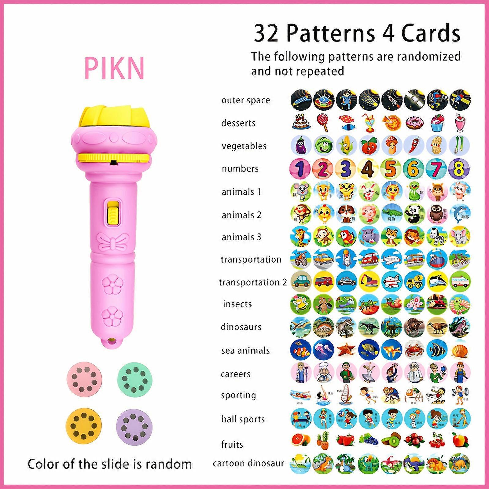 Children's Projection Flashlight, Educational Toy