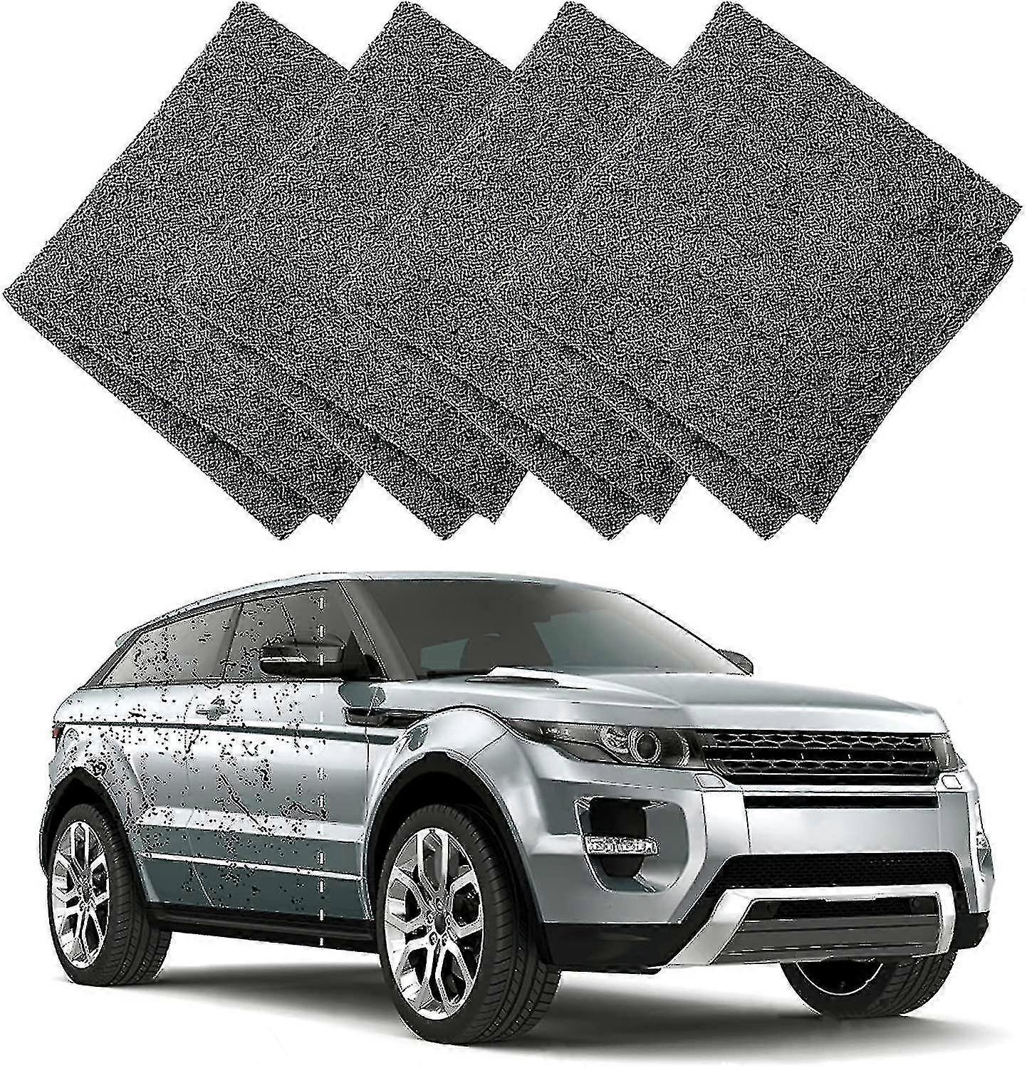 4 Packs Nano Sparkle Cloth Car Scratch Remover Nano Magic Cloth Easy To Polish Surface