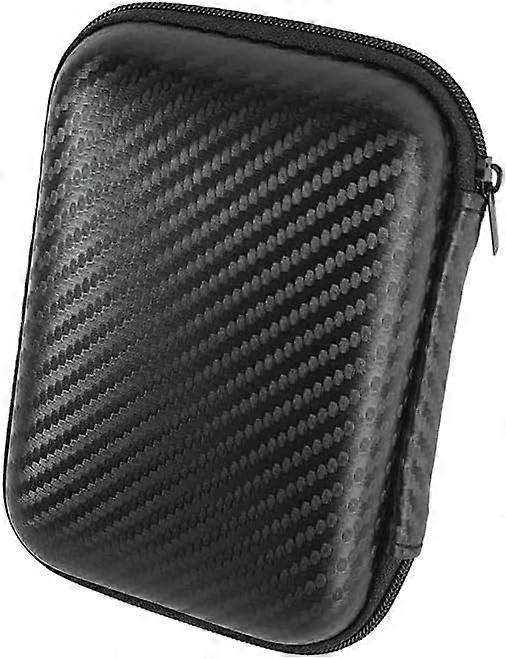 2.5 Inch External HDD Enclosure, Portable SSD Enclosure, Portable SSD Bag with Tight Mesh, (Black)