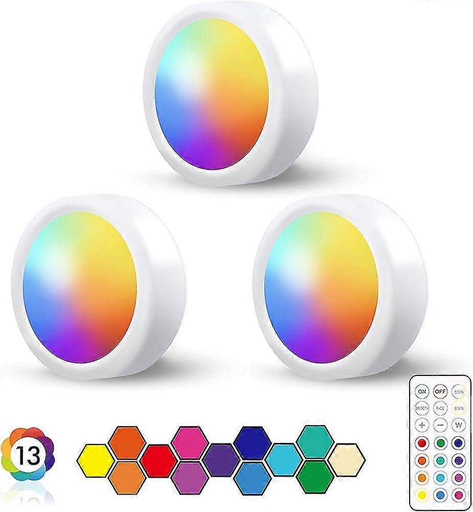 Led Spots Battery-Operated With Remote Control - Cabinet Lighting, Dimmable