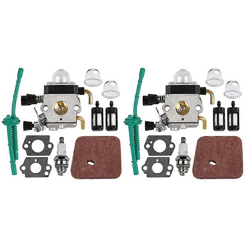 2X Carburetor For STIHL FS55 FS55R FS38 FS45 FS46 KM55 HL45 FS45L FS45C FS46C FS55C FS55RC String Trimmer Weed Eater
