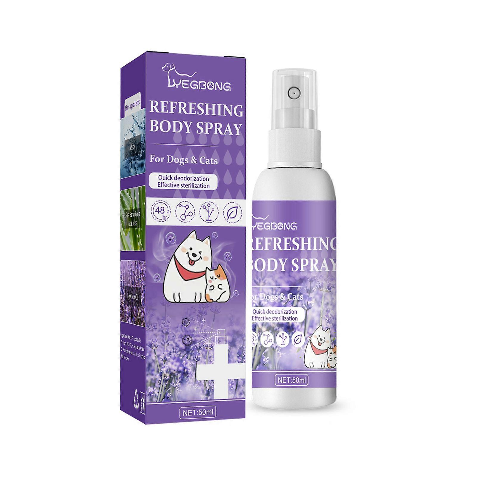 Pet Deodorizing Spray: Eliminates Odors from Cat and Dog Urine, Body, and Feces, Refreshes the Air with a Lasting Fragrance