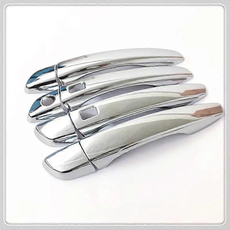 car interior decoration LHD!! For Peugeot 3008 5008 GT 2017-2023, 508 2019-2023 Chrome Exterior Side Door Handles Panel Cover Trim Car Styling
