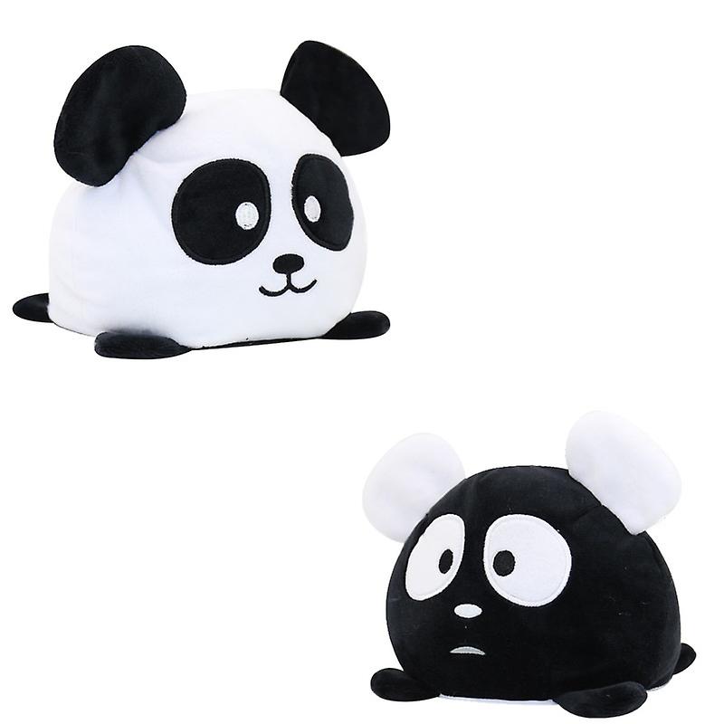 Double Sided Panda Shaped Stuffed Toy
