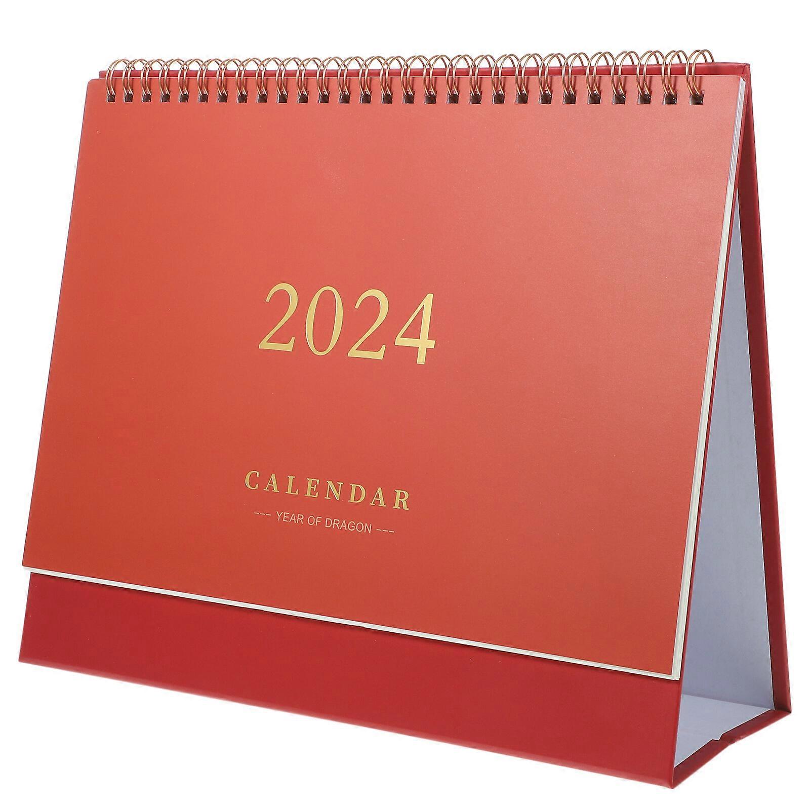 Household Desk Calendar Daily Use Standing Desk Calendar Delicate Desktop Calendar