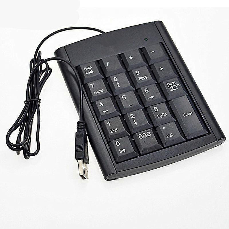 USB Numeric Keypad - Numeric Keypads Mini Portable Numeric Keypad for Desktop Laptop Numeric Keypad 19 Keys