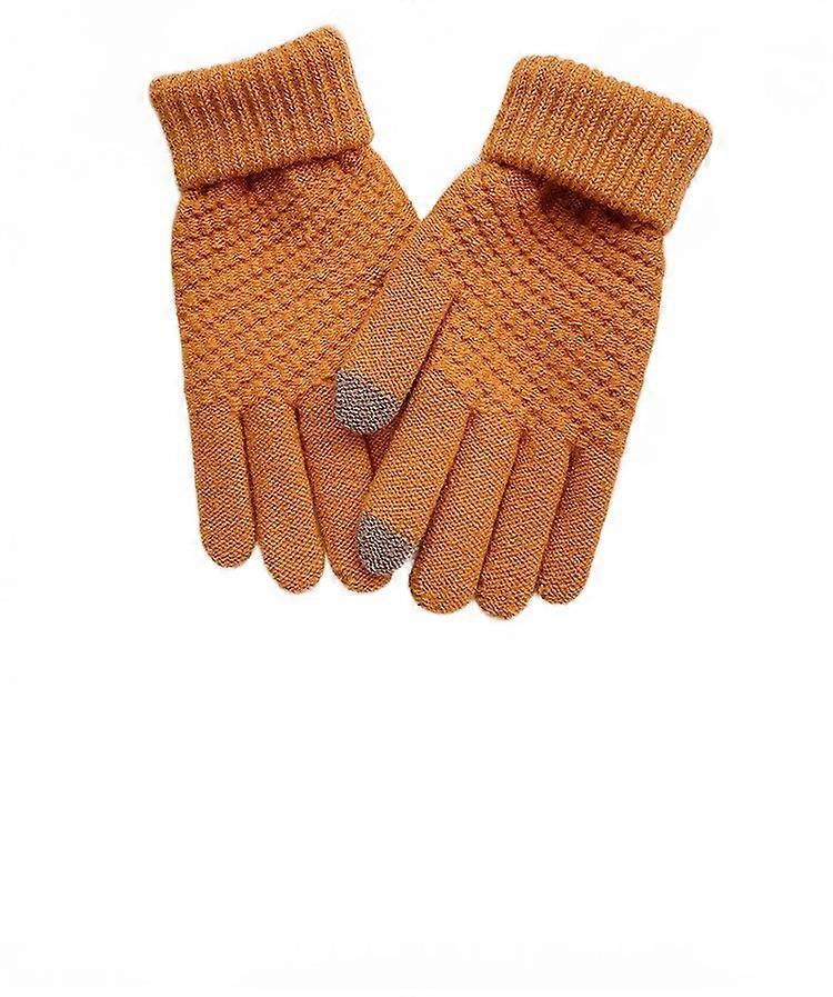 1 pair of winter gloves, unisex windproof warm gloves