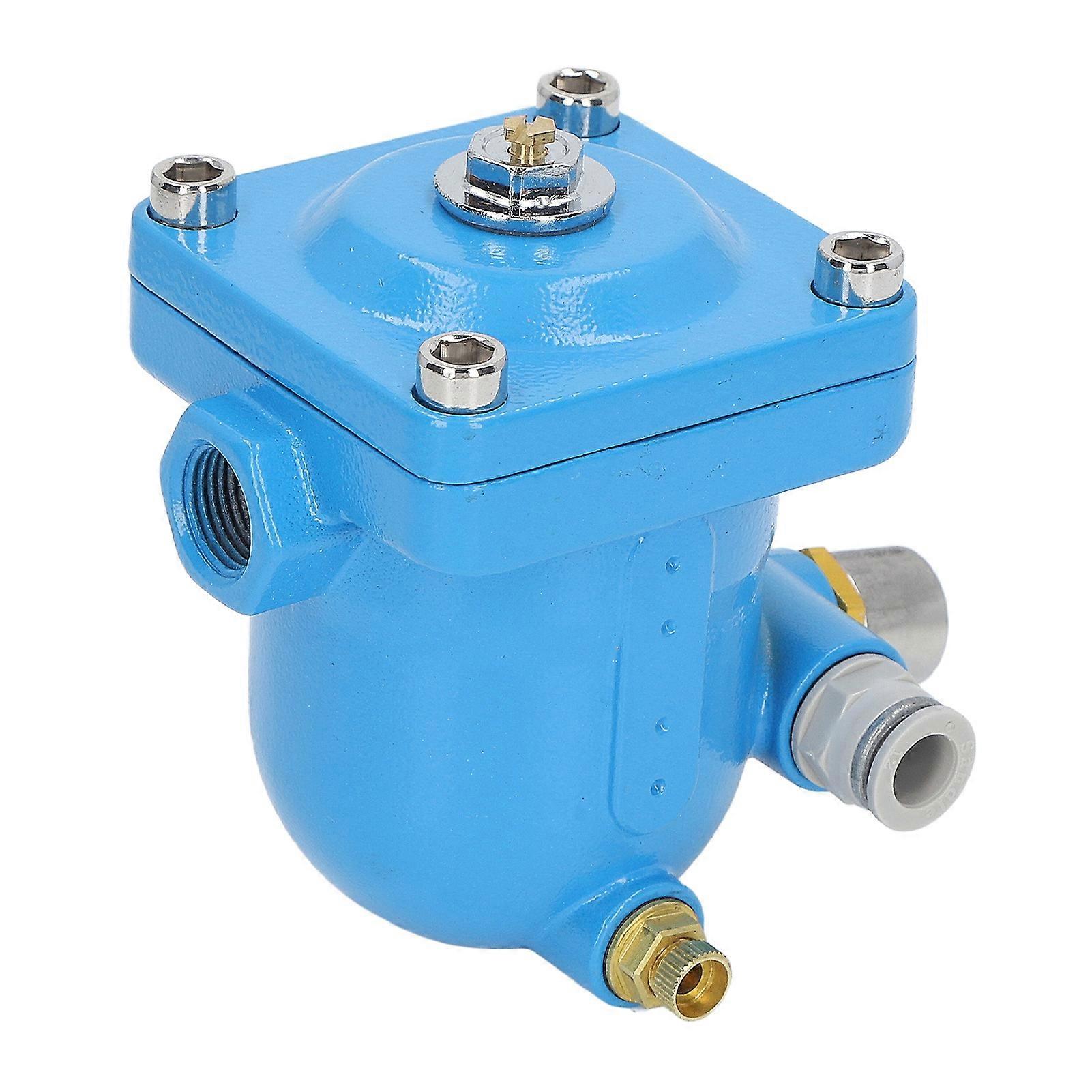 Pneumatic Automatic Drainer compatible with Air Compressor - Low Loss, Rustproof Aluminum Alloy Case