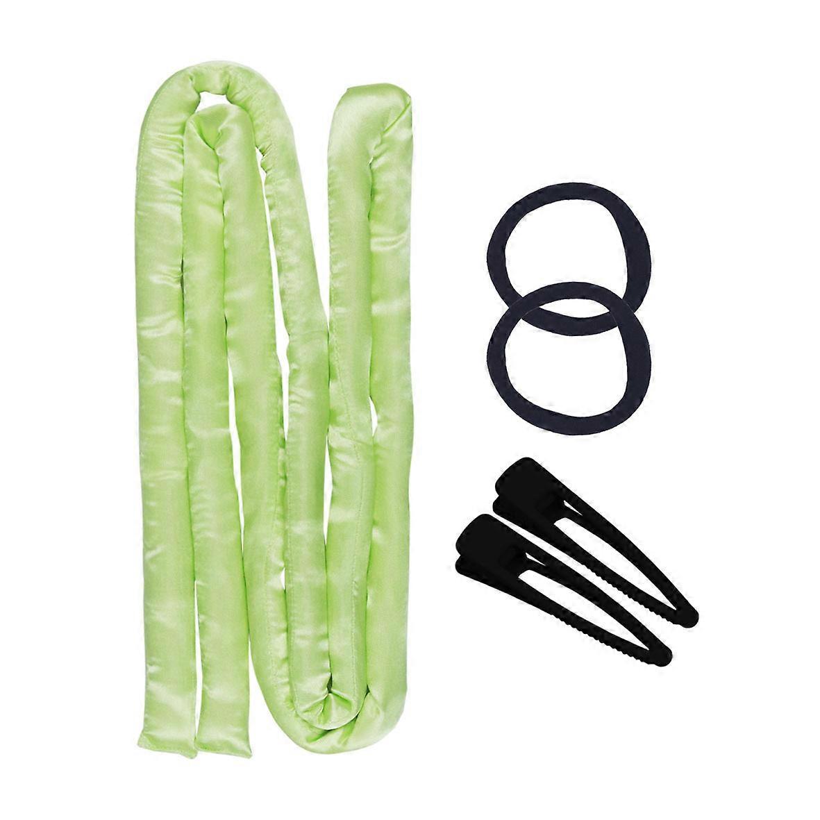 Extra-Long Heatless Lazy Hair Curler with Positioning Clips - Big Wave Foam Rollers for Effortless Styling