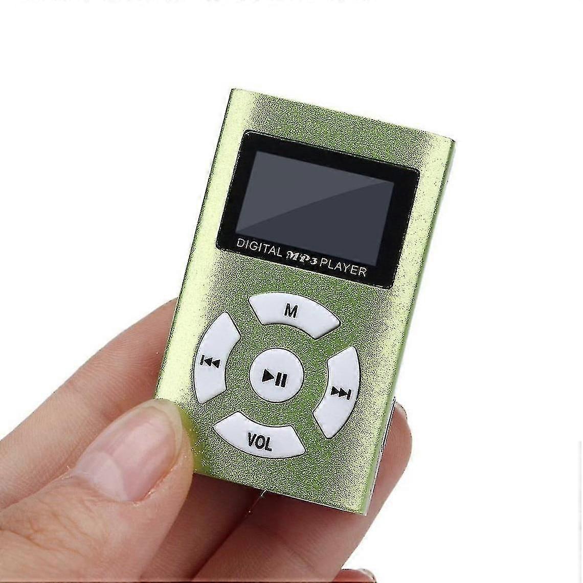 Usb Mini Mp3 Player, Lcd Screen Support, Micro Sd Tf Card With Clip