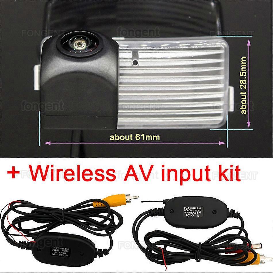For Honda CR-V CRV II 2003 2004 2005 2006 2007 Car Reverse license plate Vehicle back up Rear View Auto Van 12V Wireless Camera