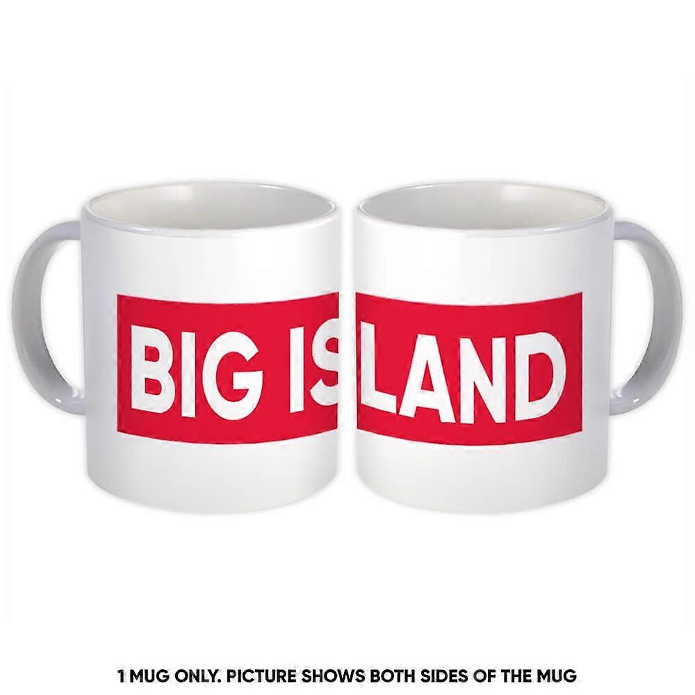 Gift Mug: Big Island Hawaii Red