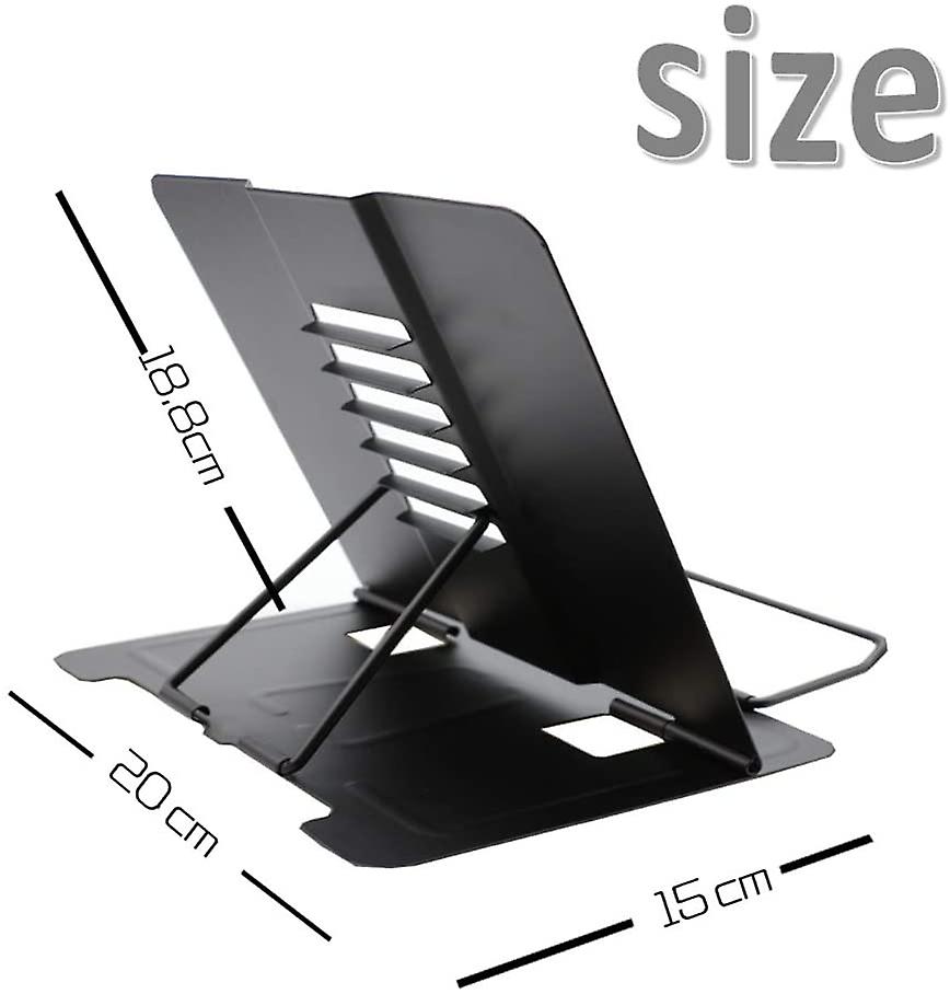 Verstellbarer Buchständer Aus Metall - Faltbarer Leseständer Für Bücher & Tablets