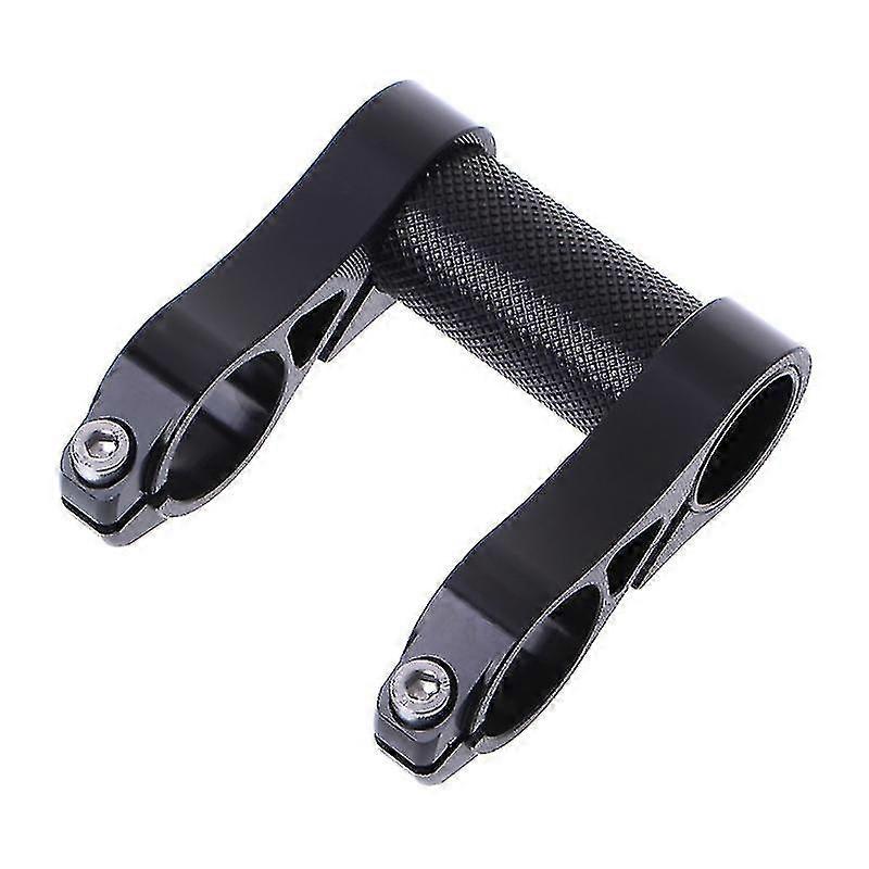 Bicycle Handlebar Extension Double Dual Flashlight Computer Holder Mount Bracket