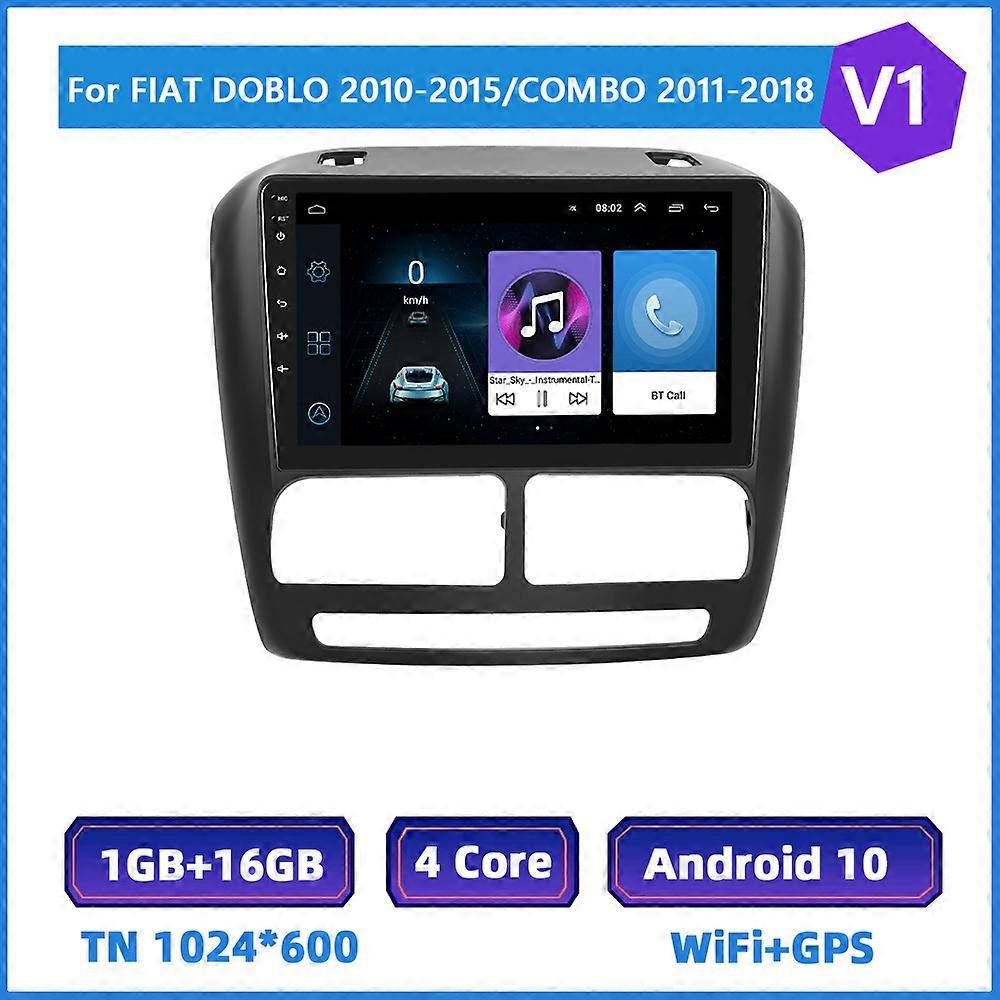 Podofo Android 2 din Car Radio For FIAT DOBLO 2010-2015/COMBO 2011-2018 CarPlay Multimedia Player Stereo Audio Autoradio