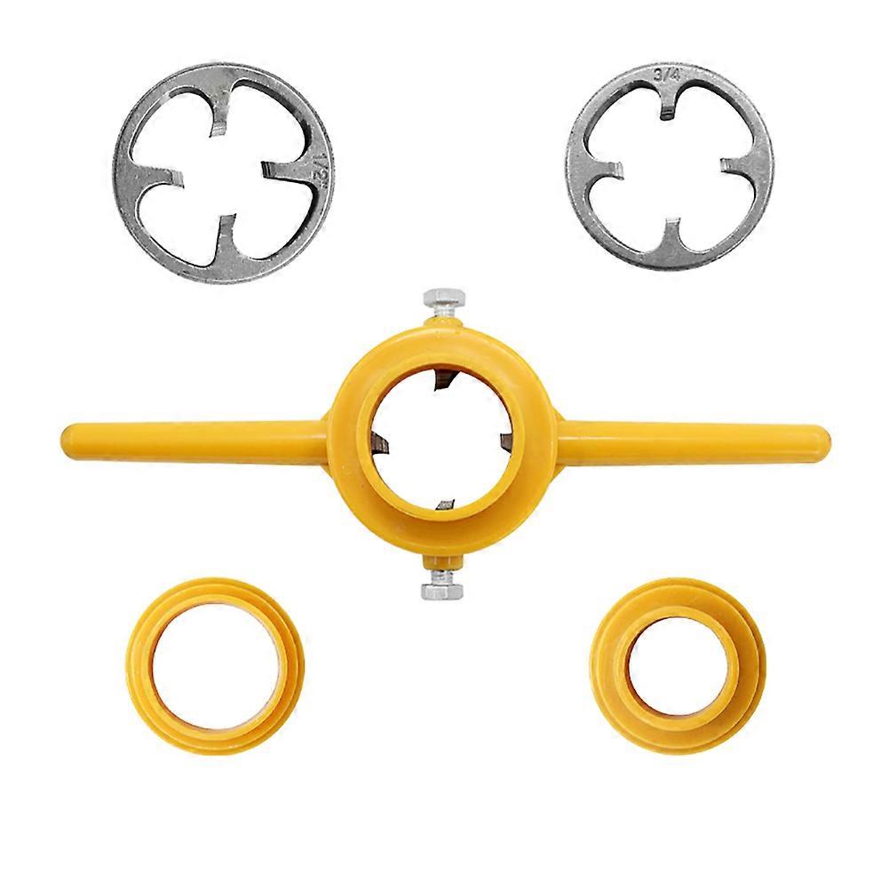 100% New Upgraded 6PC Thread Maker Kit for PVC/NPT Plastic Pipes