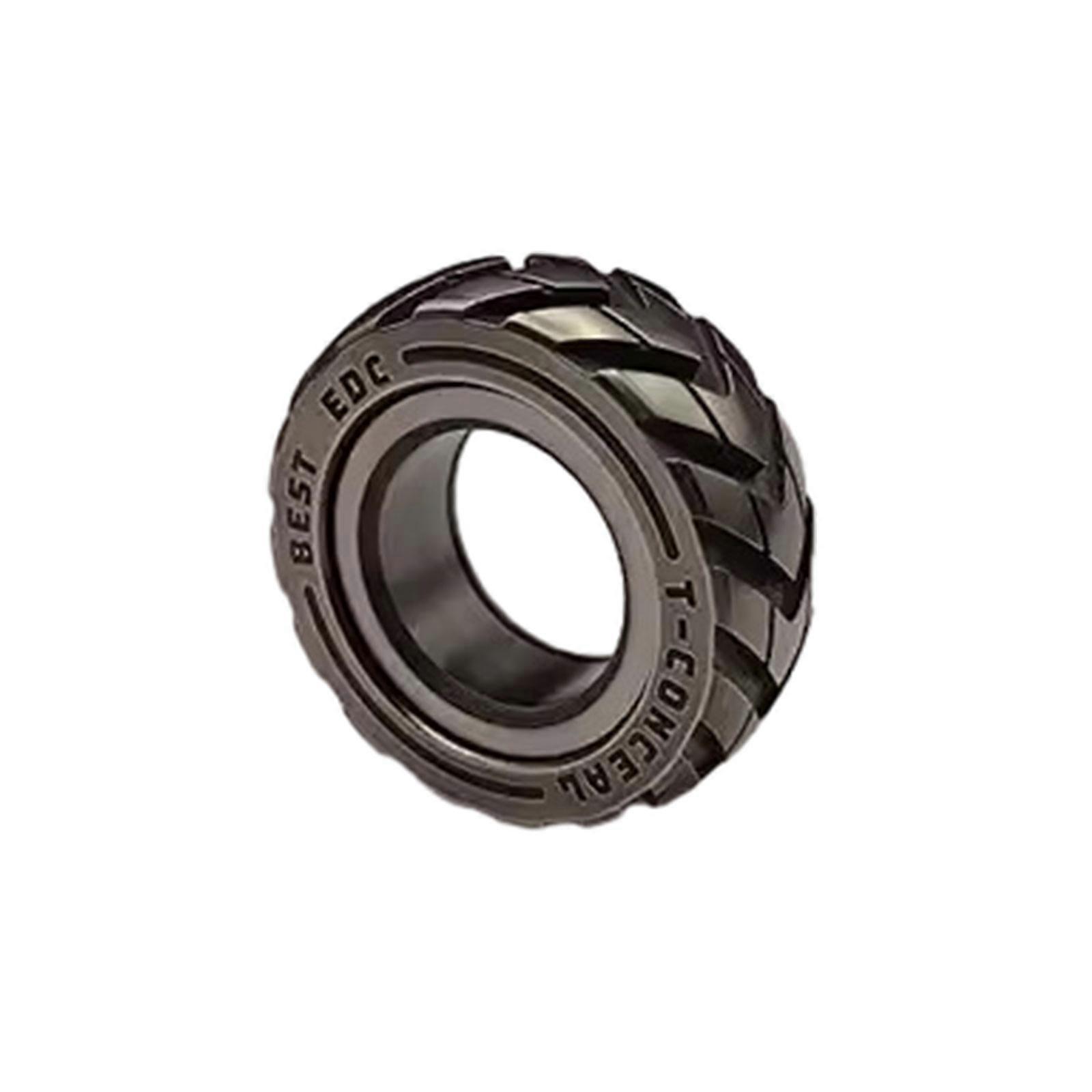 Promotion, Dual Function rustfritt stål motorsykkel dekk fidget ring-spinner angstlindring, rask frakt