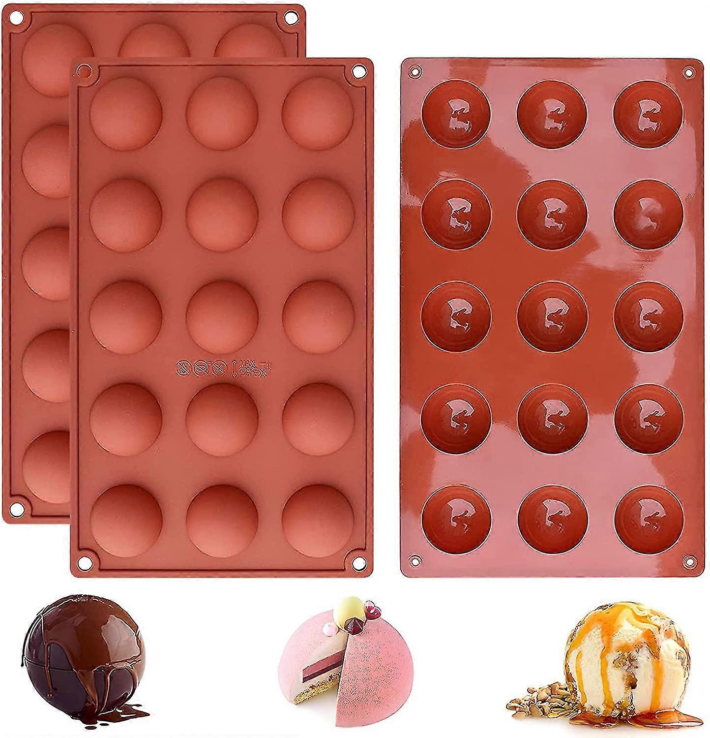 3-piece Hemispherical Silicone Mold