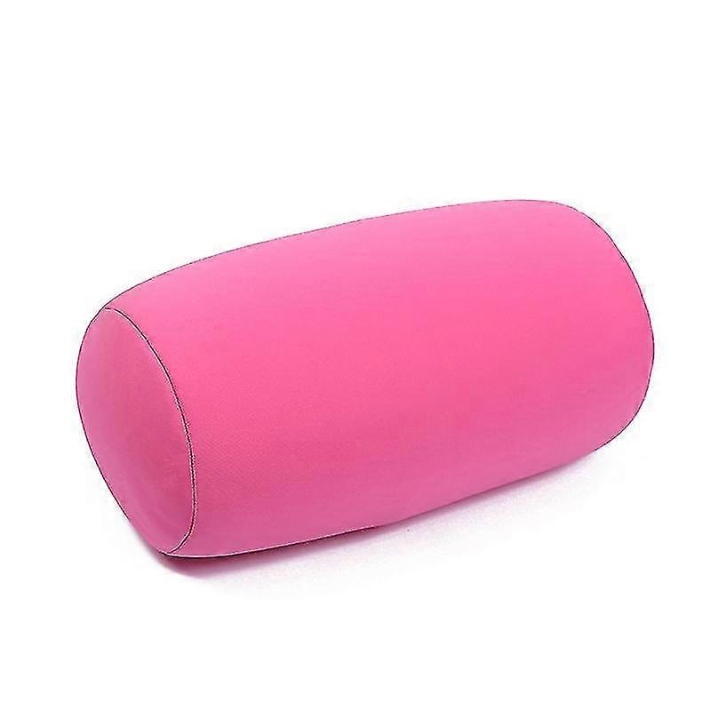 Solid Color Multifunctional Cushion Cylindrical Pillow-pink