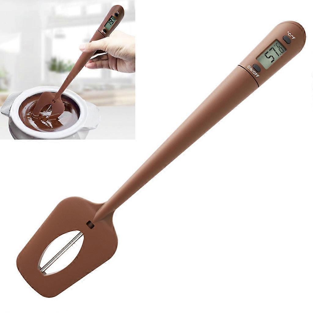 Food Grade Silicone/ Spatula Digital Thermometer Scraper for Cooking