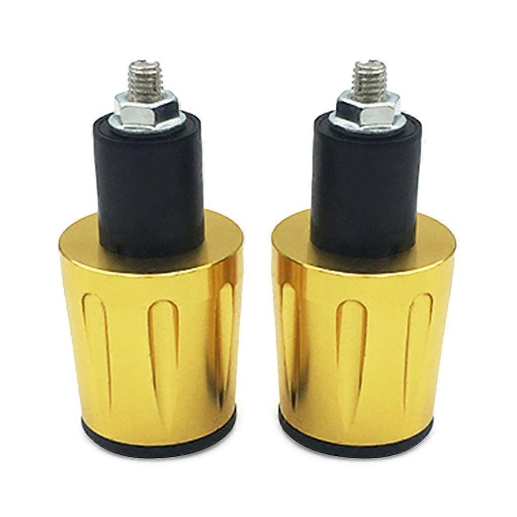  Univesal Motorcycle Handlebars Grips Ends Plug Caps Handlebar Ends 7/8" 22mm