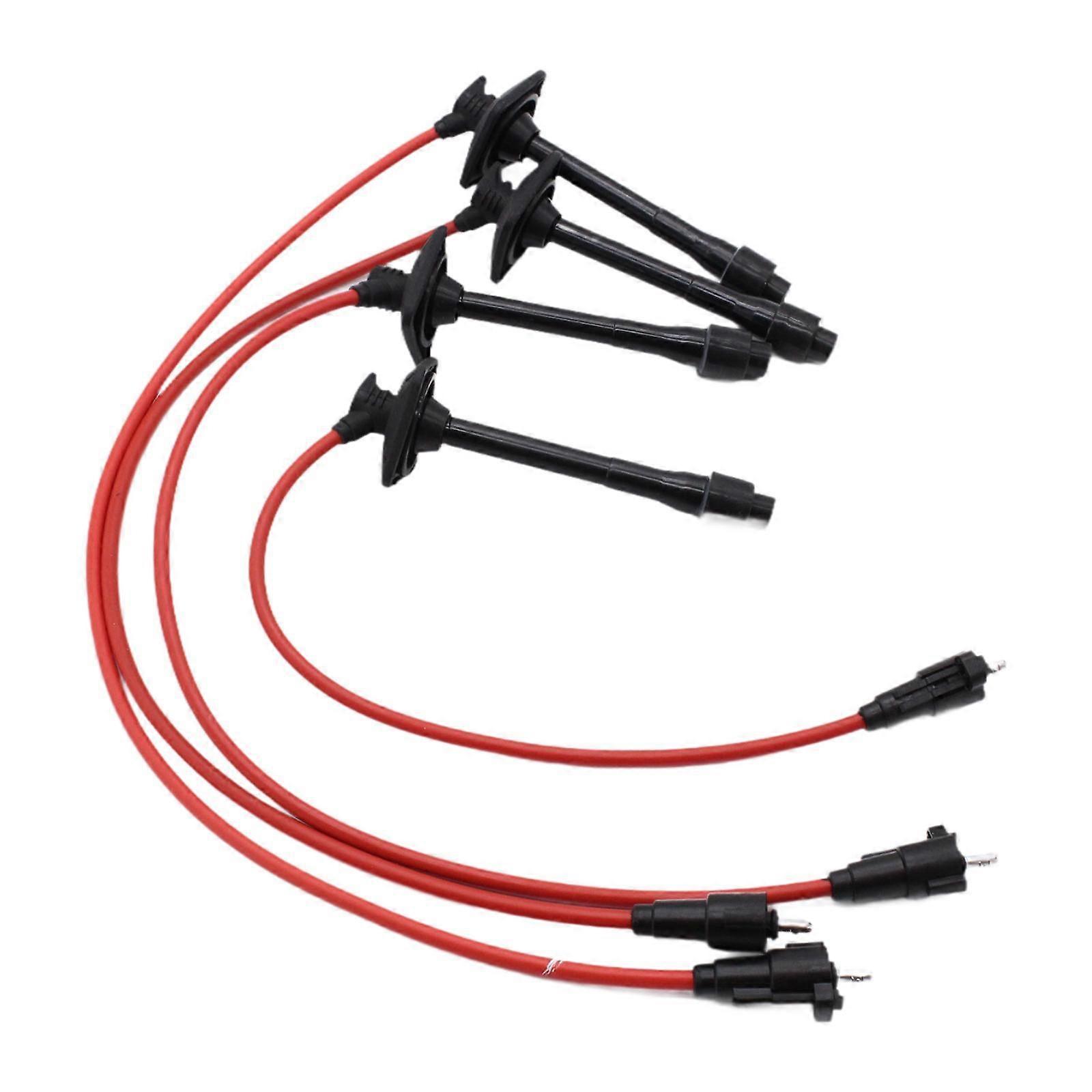 Ignition Sparkplug Wire Set 909192240 Spare Part Set of 4Pcs for Toyota