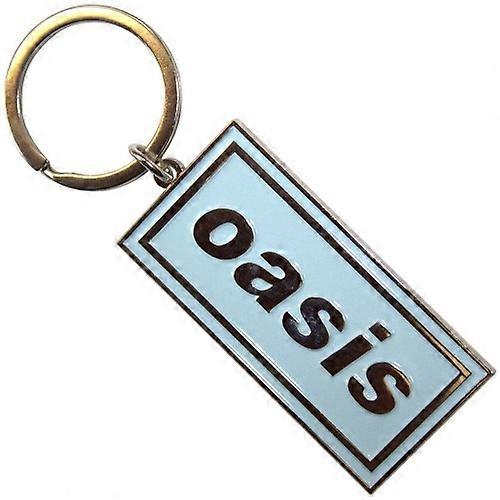 Oasis Logo Enamel Keyring