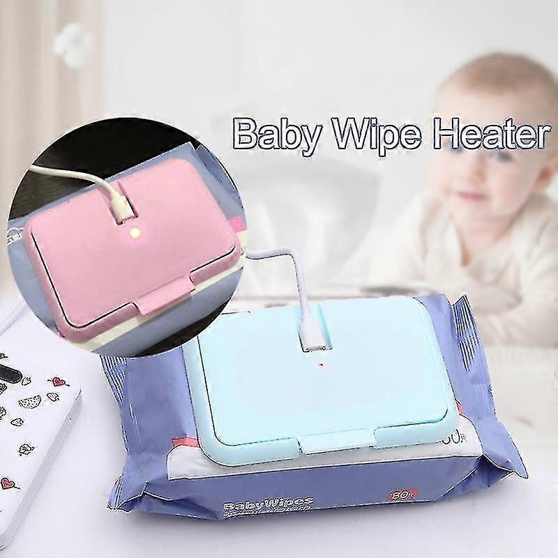 Baby Wipe Heater With Lid Strong Adhesion Portable Usb Wet Napkin Warmer For Newborn Use