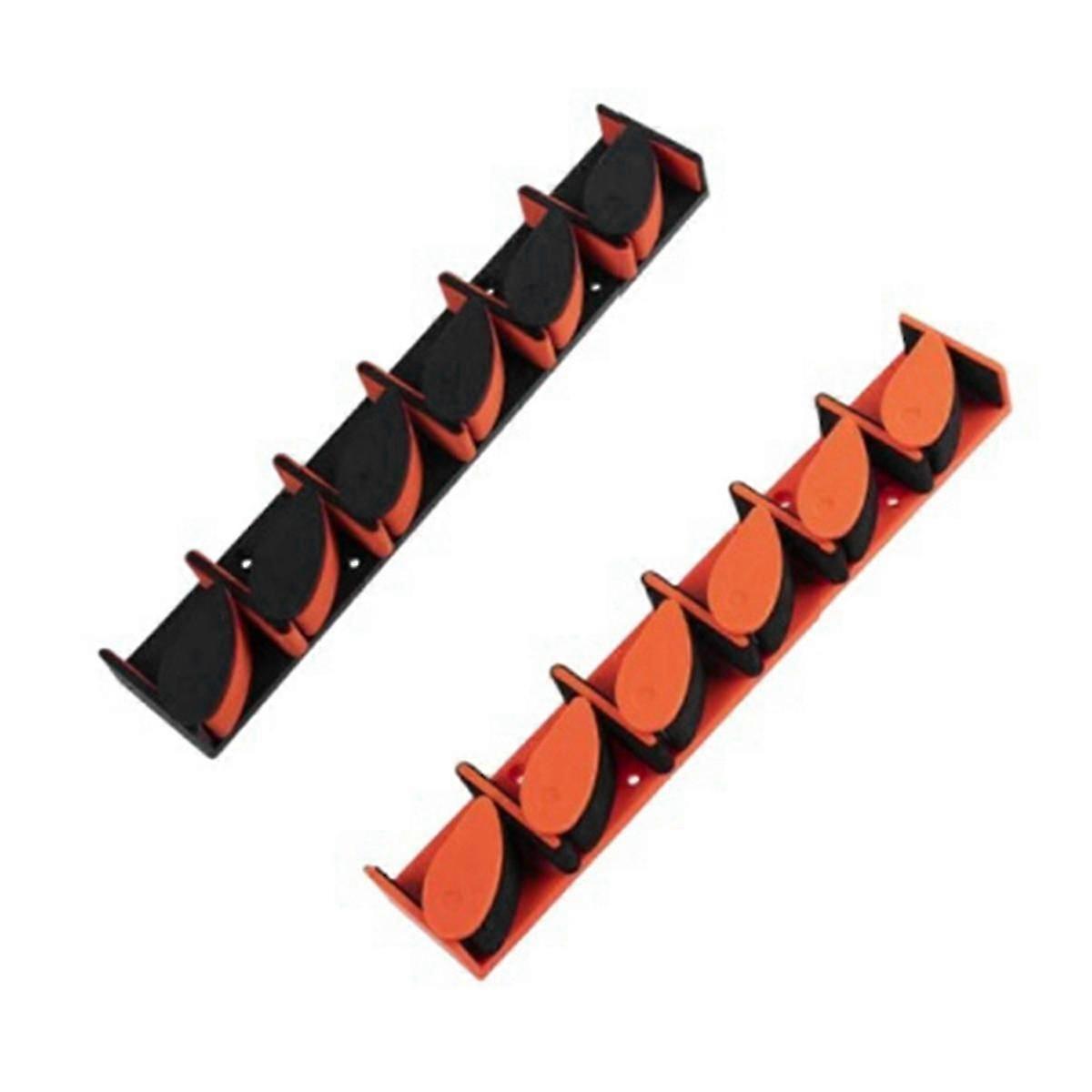 6-sauvateline seinäkiinnitteiset vavan pidikkeet Pystysuora tukeva tila säästää helposti asennettavia sauvapidikkeiden kalastustarvikkeita